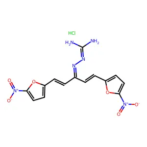 Nitrovin hydrochloride structure