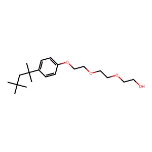 2-[2-[2-(2-Octylphenoxy)ethoxy]ethoxy]ethanol structure