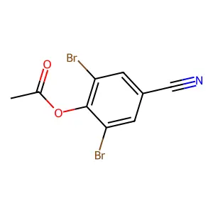 4-乙酰氧基-3,5-二溴苯甲腈 structure