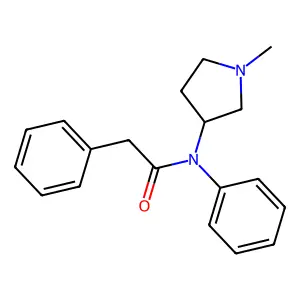 Acetanilide, N-(1-methyl-3-pyrrolidinyl)-2-phenyl- structure