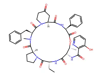 Virginiamycin S1 structure