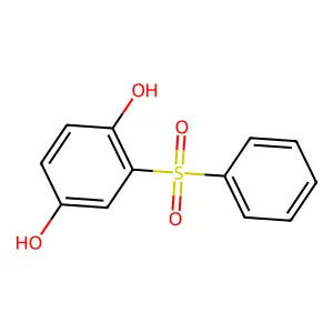 2-(Phenylsulfonyl)-1,4-benzenediol structure