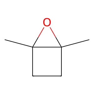 1,4-Dimethyl-5-oxabicyclo(2.1.0)pentane structure