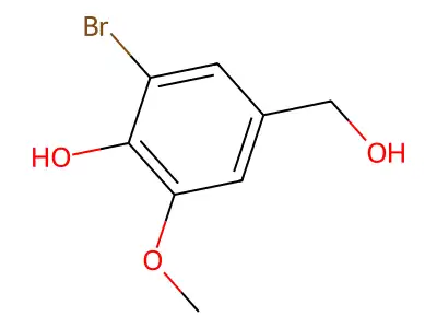 3-Bromo-4-hydroxy-5-methoxybenzyl alcohol structure