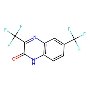3,6-Bis(trifluoromethyl)-1,2-dihydroquinoxalin-2-one structure