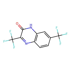 3,7-Bis(trifluoromethyl)-1,2-dihydroquinoxalin-2-one structure