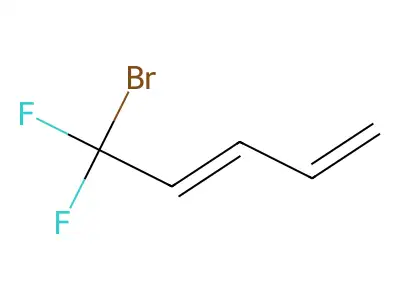 5-Bromo-5,5-difluoropenta-1,3-diene structure