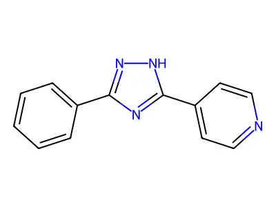 4-(3-phenyl-1H-1,2,4-triazol-5-yl)pyridine structure