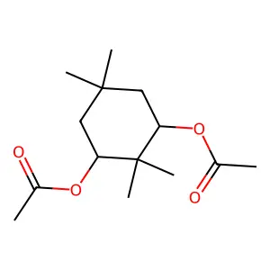 2,2,5,5-Tetramethylcyclohexane-1,3-diyl diacetate structure