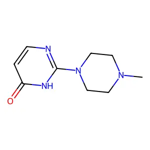 2-(4-methylpiperazin-1-yl)-1H-pyrimidin-6-one structure