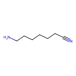 7-氨基庚腈 structure