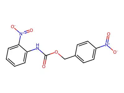 (4-nitrophenyl)methyl N-(2-nitrophenyl)carbamate structure