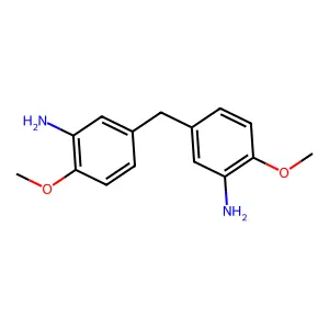 5-[(3-Amino-4-methoxyphenyl)methyl]-2-methoxyaniline structure