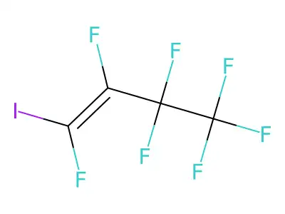 Heptafluoro-1-iodobut-1-ene structure