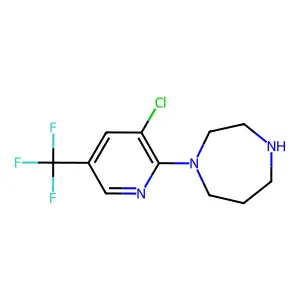 1-(3-Chloro-5-(trifluoromethyl)pyridin-2-yl)-1,4-diazepane structure