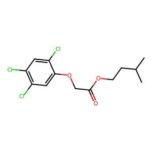 3-Methylbutyl (2,4,5-trichlorophenoxy)acetate structure