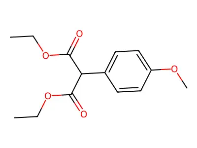 Diethyl 2-(4-methoxyphenyl)malonate structure