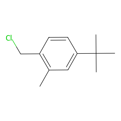 Benzene, 1-(chloromethyl)-2-methyl-4-(1,1-dimethylethyl) structure