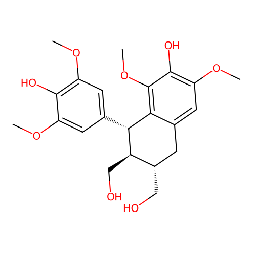 (-)-Lyoniresinol structure