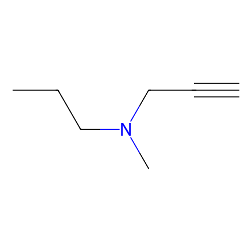Methyl(prop-2-yn-1-yl)propylamine structure