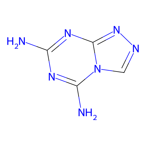 1,2,4-Triazolo[4,3-a]1,3,5-triazine-5,7-diamine structure