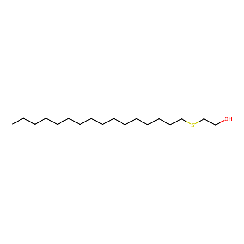 Ethanol, 2-hexadecylthio- structure