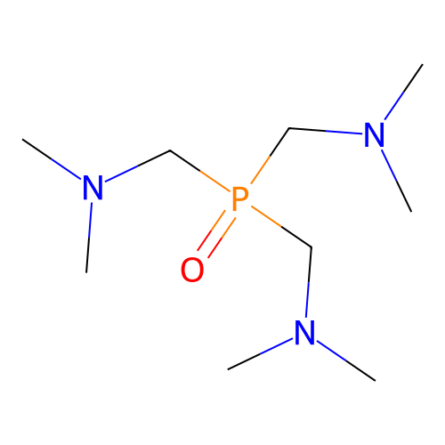 Tris(dimethylaminomethyl)phosphine oxide structure