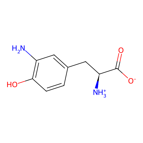 3-Amino-L-tyrosine structure