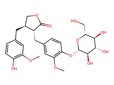 Matairesinoside structure
