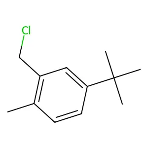 1-Methyl-4-(1,1-dimethylethyl)-2-chloromethylbenzene structure