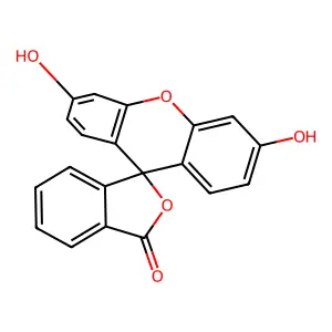 荧光素 structure