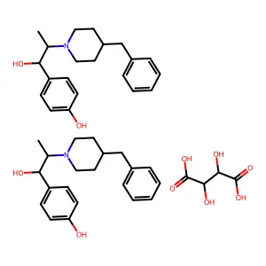 Ifenprodil Tartrate structure