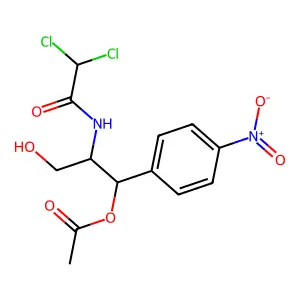 Chloramphenicol 1-acetate structure