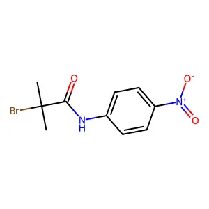 2-bromo-2-methyl-N-(4-nitrophenyl)propanamide structure