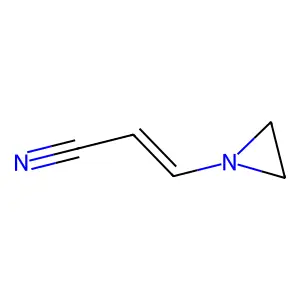 3-(Aziridin-1-yl)prop-2-enenitrile structure