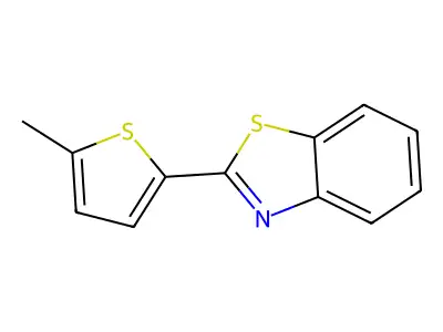 Benzothiazole, 2-(5-methyl-2-thienyl)- structure