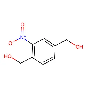 2-Nitro-p-xylene-alpha,alpha'-diol structure