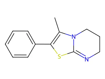 3-methyl-2-phenyl-6,7-dihydro-5H-[1,3]thiazolo[3,2-a]pyrimidine structure