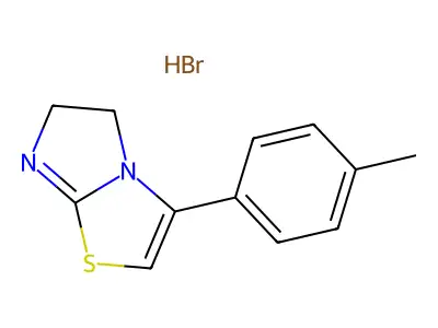 3-(p-Tolyl)-5,6-dihydroimidazo[2,1-b]thiazole hydrobromide structure