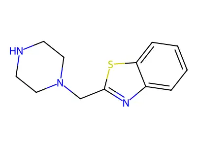 2-(Piperazin-1-ylmethyl)-1,3-benzothiazole structure