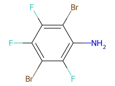2,5-Dibromo-3,4,6-trifluoroaniline structure