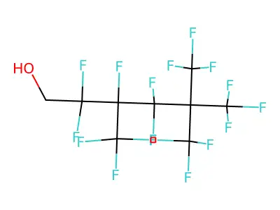 1-Hexanol, 2,2,3,4,4,6,6,6-octafluoro-3,5,5-tris(trifluoromethyl)- structure