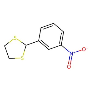 2-(3-硝基苯基)-1,3-二硫杂环戊烷 structure