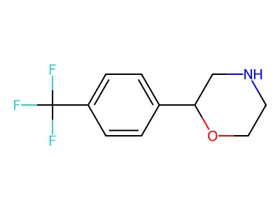2-[4-(Trifluoromethyl)phenyl]morpholine structure