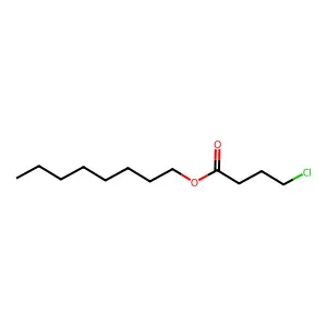 Octyl 4-chlorobutanoate structure