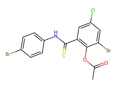 Brotianide structure