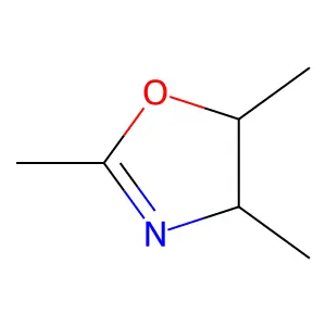 cis-4,5-Dihydro-2,4,5-trimethyloxazole structure