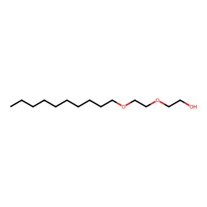Diethylene glycol monodecyl ether structure