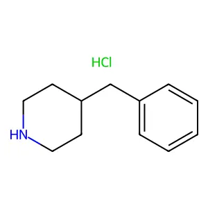 Piperidine, 4-(phenylmethyl)-, hydrochloride (1:1) structure