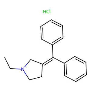Pridefine Hydrochloride structure